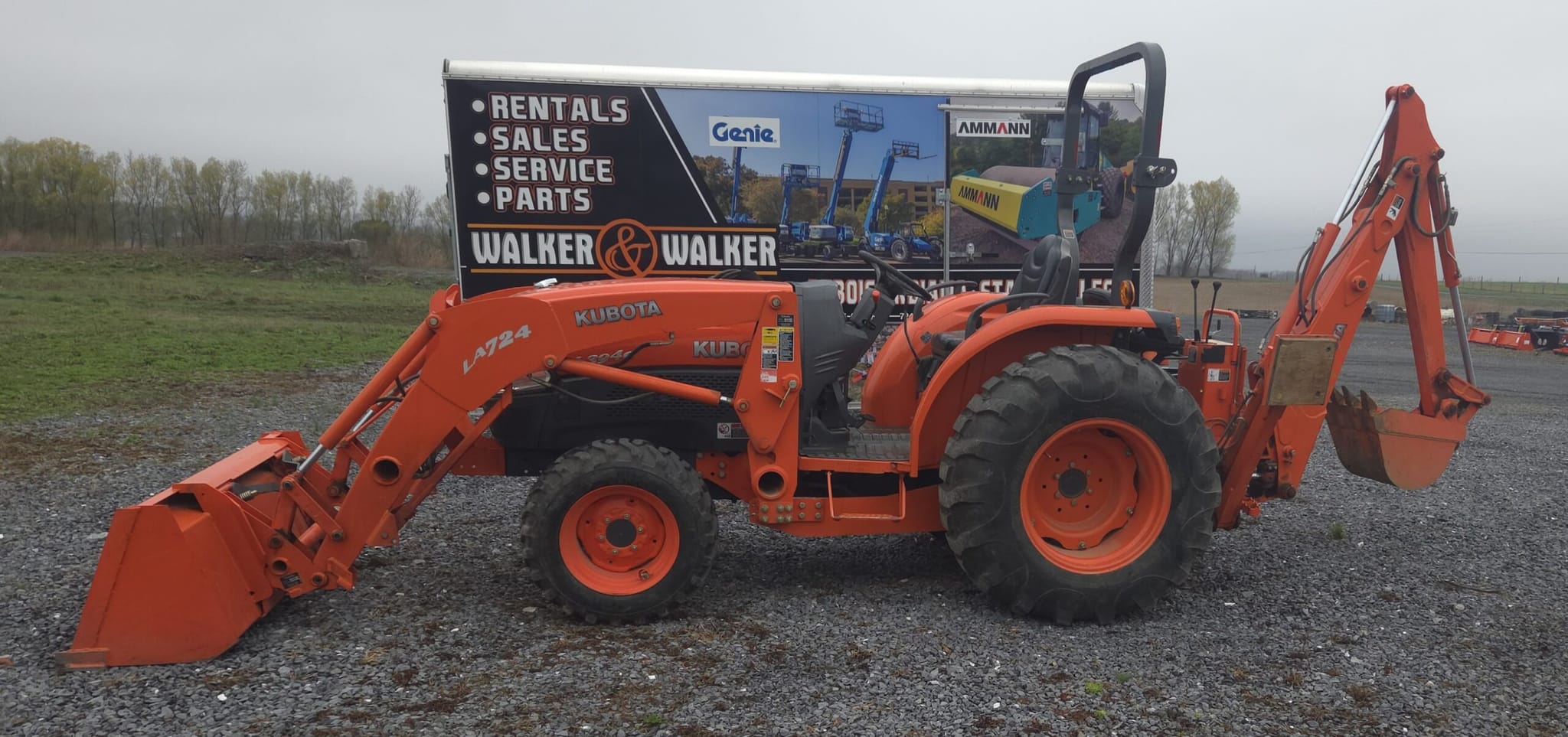 USED 2007 KUBOTA L3940DT W/LOADER & BACKHOE – STATE COLLEGE