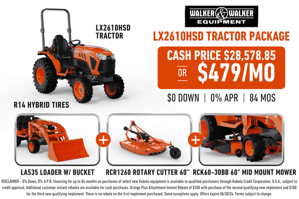 LX2610 HSD Tractor Package